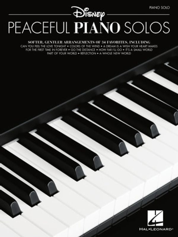 Cover Art for 9781540067210, Disney Peaceful Piano Solos Songbook by Hal Leonard Corp.