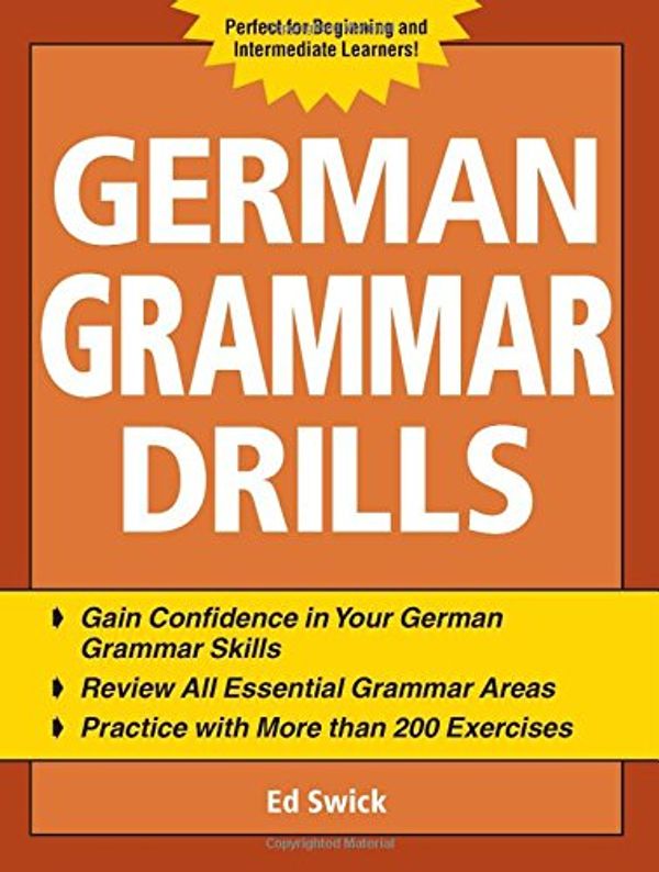 Cover Art for 9780071475143, German Grammar Drills by Ed Swick