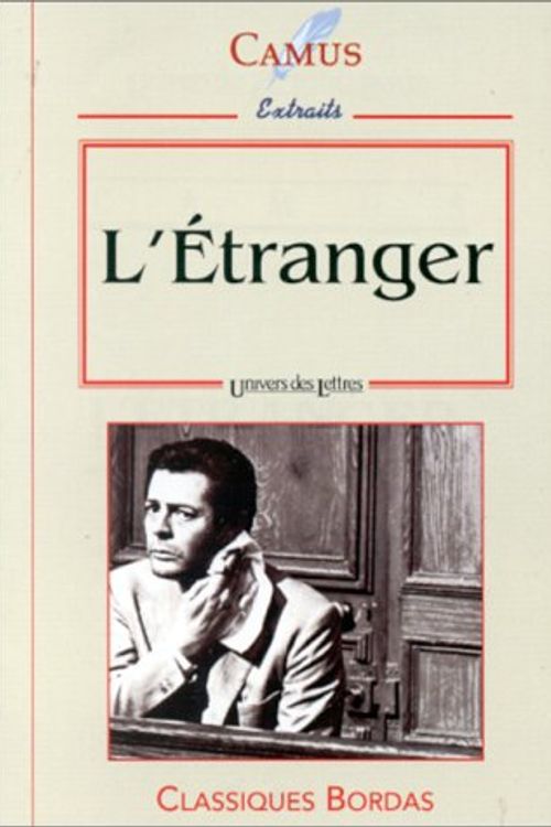 Cover Art for 9782040284879, L' Etranger by Albert Camus