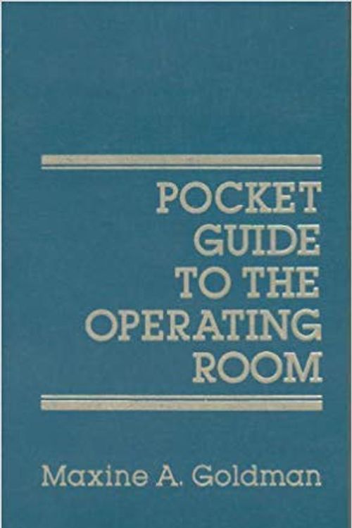 Cover Art for 9780803641747, Pocket Guide to the Operating Room by Maxine A. Goldman