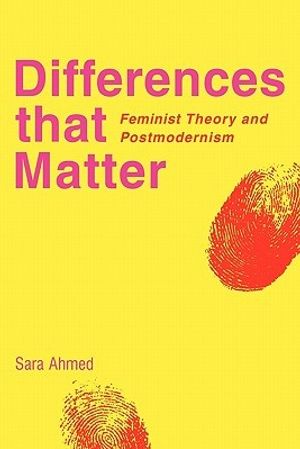 Cover Art for 9780521597616, Differences that Matter by Sara Ahmed