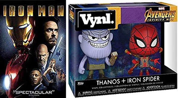 Cover Art for 0795777569194, Iron Everything- Gauntlet, Suit, Man (Vynl Figures + DVD Bundle) Marvel's Iron Man Avengers Infinity War Thanos & Iron Spider Vynl by Unknown