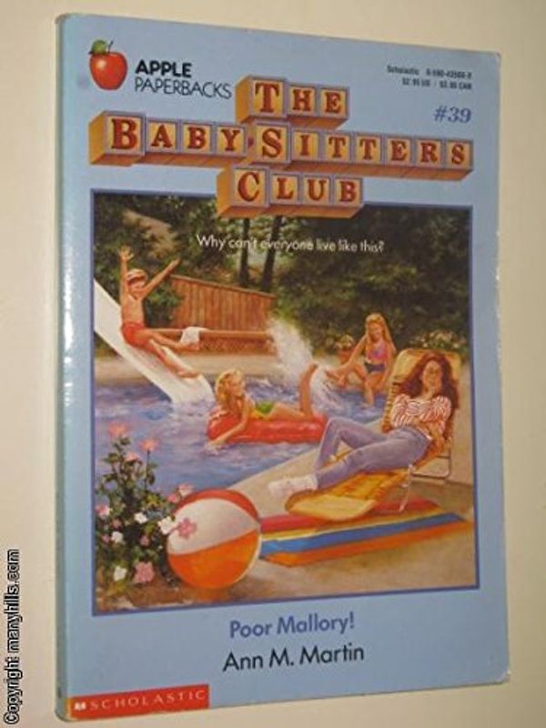 Cover Art for 9780590435680, Baby-Sitters Club #39: Poor Mallory by Ann M. Martin