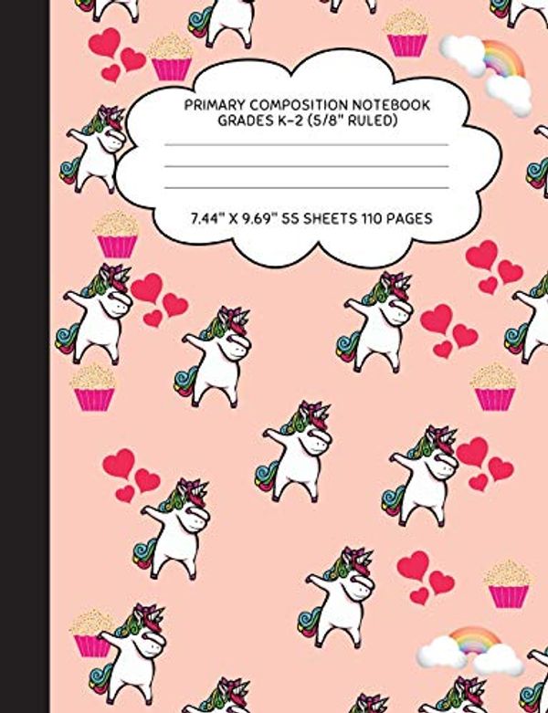 Cover Art for 9781726147804, Primary Composition Notebook Grades K-2 (5/8" Ruled): Dabbing Unicorn Journal & Doodle Diary - 112 Pages of Blank & Lined Paper for Writing and Drawing by Mind Over Matter Creations