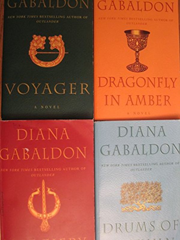 Cover Art for B01DJFMCPI, Diana Gabaldon Book Set (Four Books: The Fiery Cross, Dragonfly in Amber, Drums of Autumn, Voyager) by Diana Gabaldon