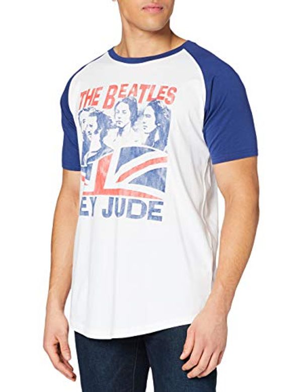 Cover Art for 5055979979142, The Beatles Men's Hey Jude Windswept Raglan T-Shirt, Blue (Navy), X-Large by Unknown