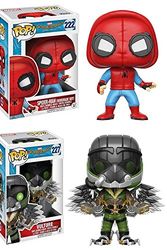 Cover Art for 0706927706703, Funko POP! Spider-Man Homecoming: Spider-Man (Homemade Suit) + The Vulture - Marvel Vinyl Bobble-Head Figure Set NEW by Unknown