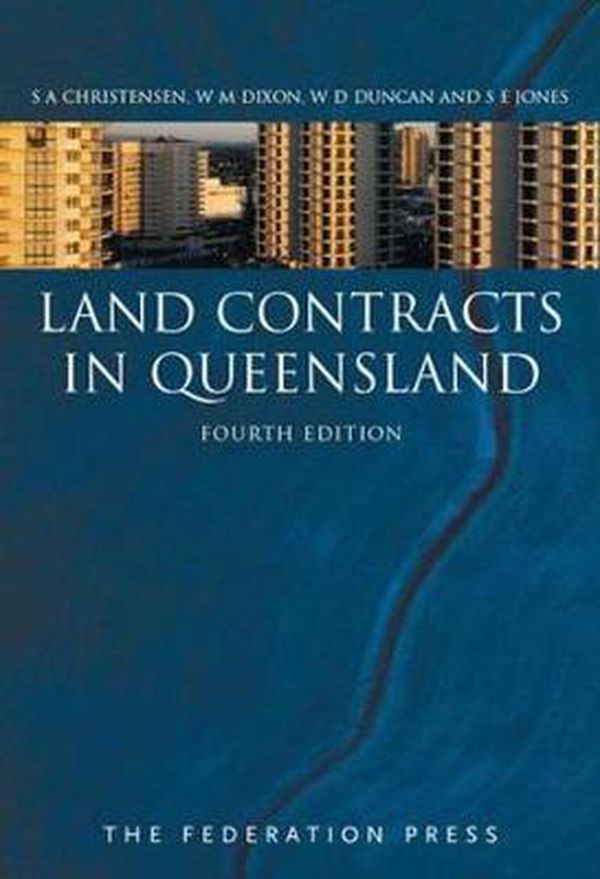 Cover Art for 9781760020507, Land Contracts in Queensland by S. A. Christensen