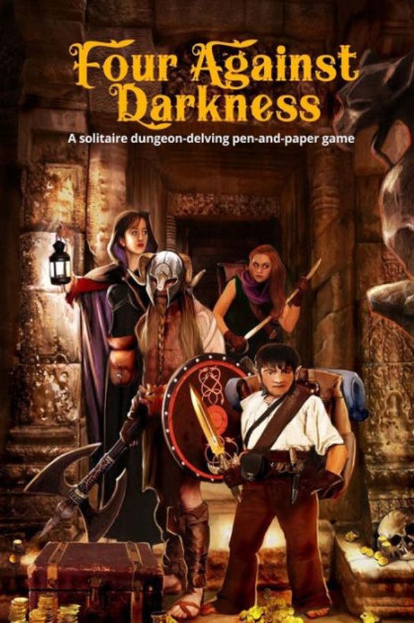 Cover Art for 9781976371455, Four Against Darkness: A solitaire dungeon-delving pen-and-paper game: Volume 1 by Andrea Sfiligoi