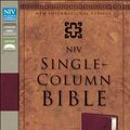 Cover Art for 9780310402626, NIV Single-column Bible by Zondervan