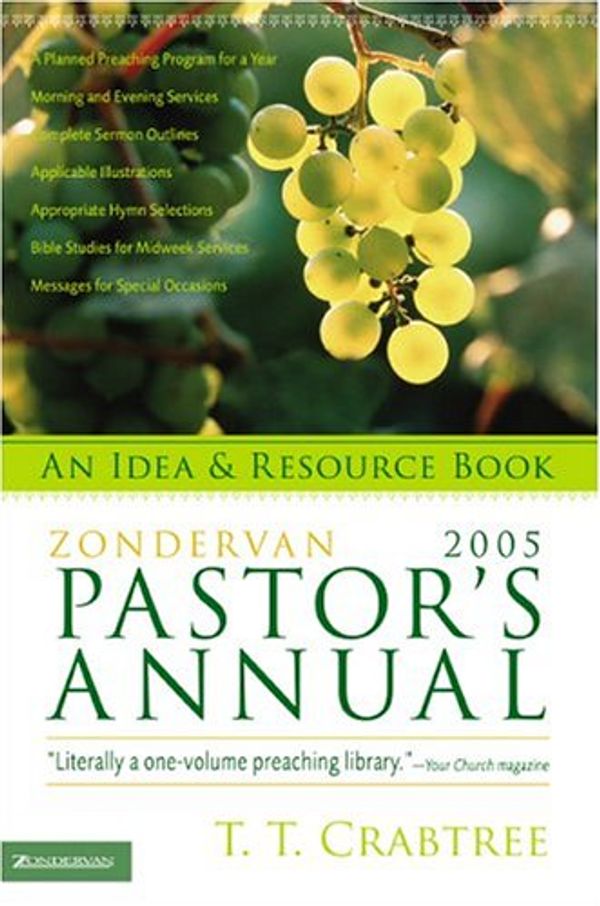 Cover Art for 9780310243649, The Zondervan Pastor's Annual by Thomas Tavorn Crabtree