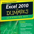 Cover Art for 9781118232408, Excel 2010 eLearning Kit For Dummies by Faithe Wempen