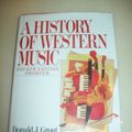 Cover Art for 9780393956290, A History of Western Music by Donald J. Grout