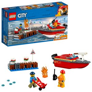 Cover Art for 0673419303019, Dock Side Fire Set 60213 by Lego