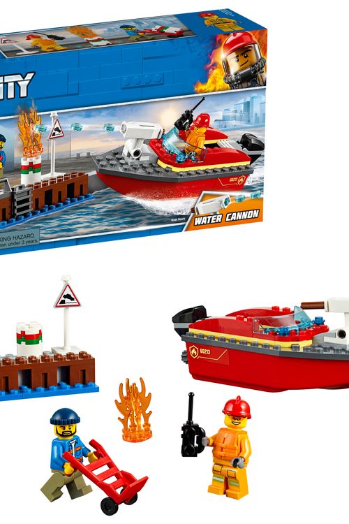 Cover Art for 0673419303019, Dock Side Fire Set 60213 by Lego