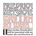 Cover Art for 9780141018973, Great Ideas: Why I Am So Wise by Friedrich Nietzsche