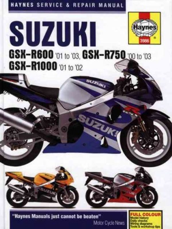 Cover Art for 9781844253838, Suzuki GSX-R600 (01-03), GSX-R750 (00-03) and GSX-R1000 (01-02) Service and Repair Manual by Phil Mather