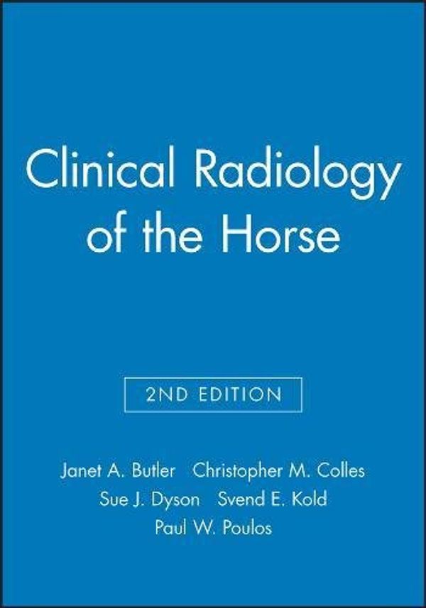 Cover Art for 9780470680124, Clinical Radiology of the Horse by Janet A. Butler