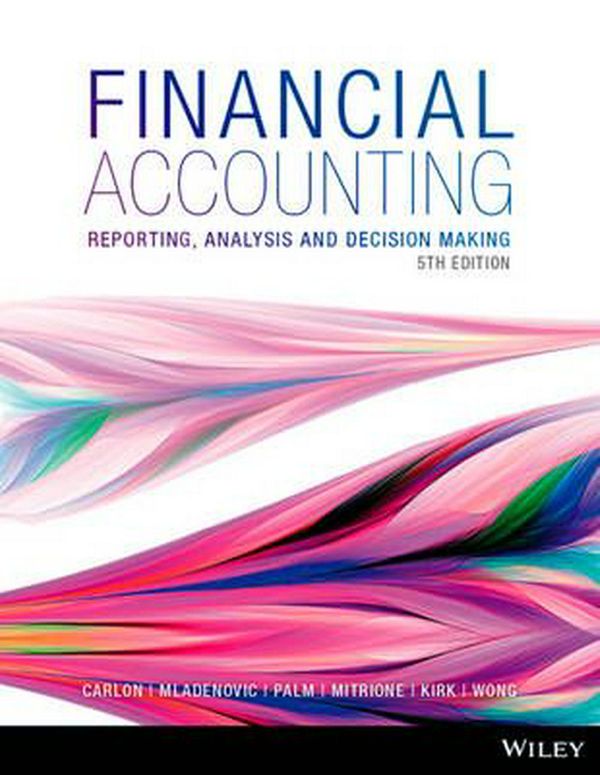 Cover Art for 9780730326199, Financial Accounting, 5th Edition by Shirley Carlon