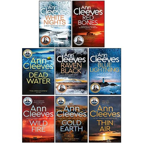 Cover Art for 9789123799770, Ann Cleeves Shetland Series Collection 7 Books Gift Box Set Plus Quick reads (Red Bones, White Nights, Raven Black, Blue Lightning, Cold Earth, Thin Air, Quick Reads-Too Good To Be True, Dead Water) by Ann Cleeves