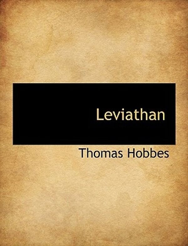 Cover Art for 9780559060946, Leviathan by Thomas Hobbes