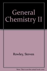 Cover Art for 9780757571565, General Chemistry II by Steven Rowley