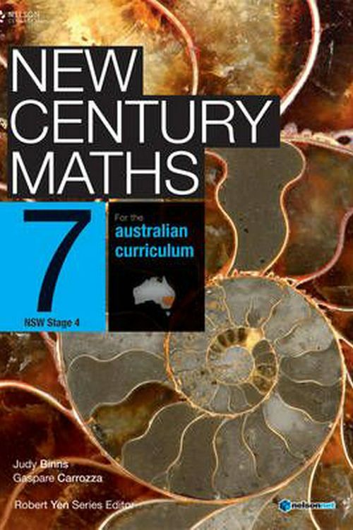 Cover Art for 9780170188777, New Century Maths Year 7 Student Book by Judy Binns, Gaspare Carrozza