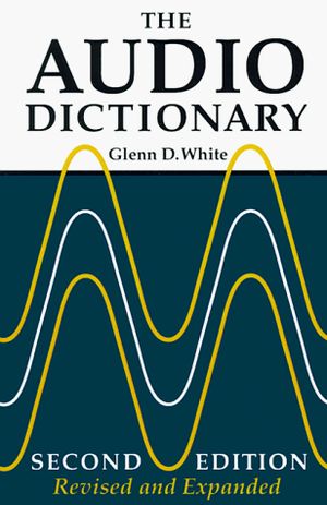 Cover Art for 9780295970882, The Audio Dictionary by Glenn D. White