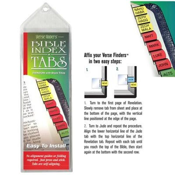 Cover Art for 0634989753260, Verse Finders Horizontal Thin Pack Rainbow Bible Tabs by 