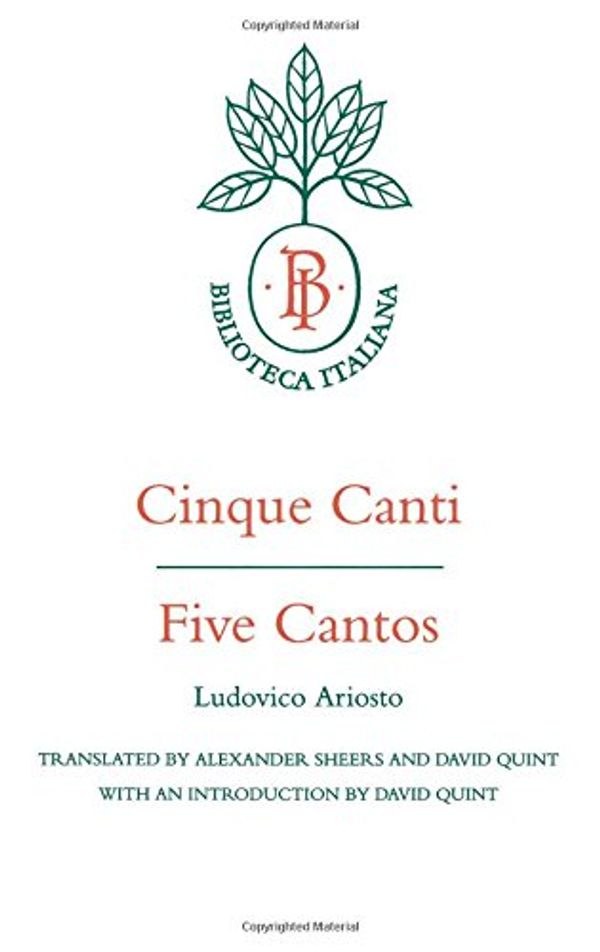 Cover Art for 9780520200098, Cinque Canti by Ludovico Ariosto