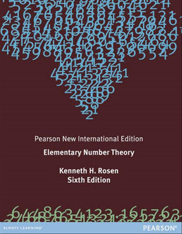 Cover Art for 9781292039541, Elementary Number Theory by Kenneth Rosen