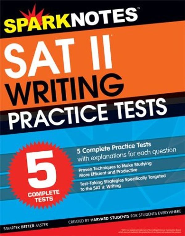 Cover Art for 9781586638733, 5 Practice Tests for the SAT II Writing (SparkNotes Test Prep) by SparkNotes