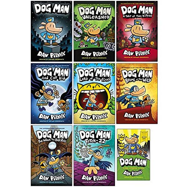 Cover Art for 9789123978274, Dog Man Series 9 Books Collection Set With World Book Day (Dog Man, Unleashed, A Tale of Two Kitties, Dog Man and Cat Kid, Lord of the Fleas, Brawl of the Wild, For Whom the Ball Rolls, Fetch-22) by Dav Pilkey