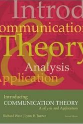 Cover Art for B01K3KTQI8, Introducing Communication Theory: Analysis and Application, with Free PowerWeb by Richard L. West (2003-07-01) by Richard L. West;Lynn H Turner;Richard West;Lynn Turner
