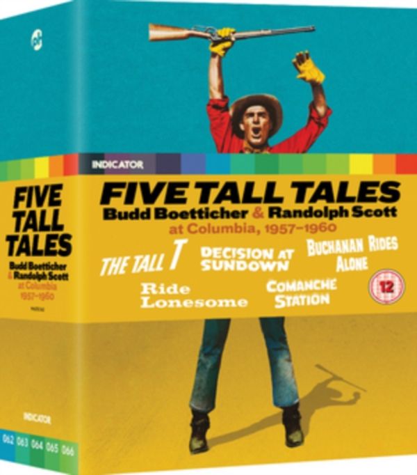 Cover Art for 5037899071298, Five Tall Tales: Budd Boetticher & Randolph Scott At Columbia, 1957-1960 [Blu-ray] [Region Free] by 