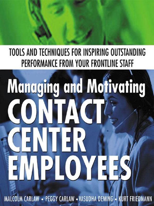 Cover Art for 9780071428927, Managing and Motivating Contact Center Employees by Malcom Carlaw