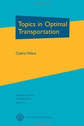 Cover Art for 9780821833124, Topics in Optimal Transportation by Cédric Villani