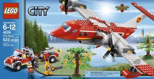 Cover Art for 0673419165297, Fire Plane Set 4209 by LEGO