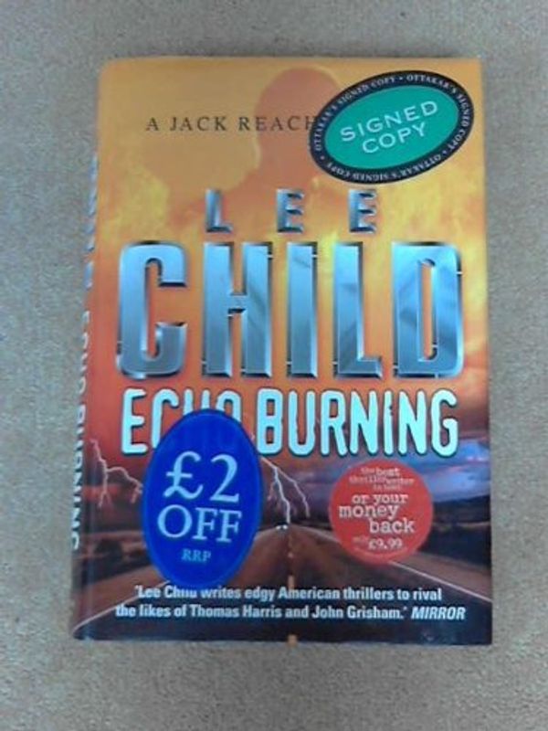 Cover Art for 9780593046593, Echo Burning by Lee Child
