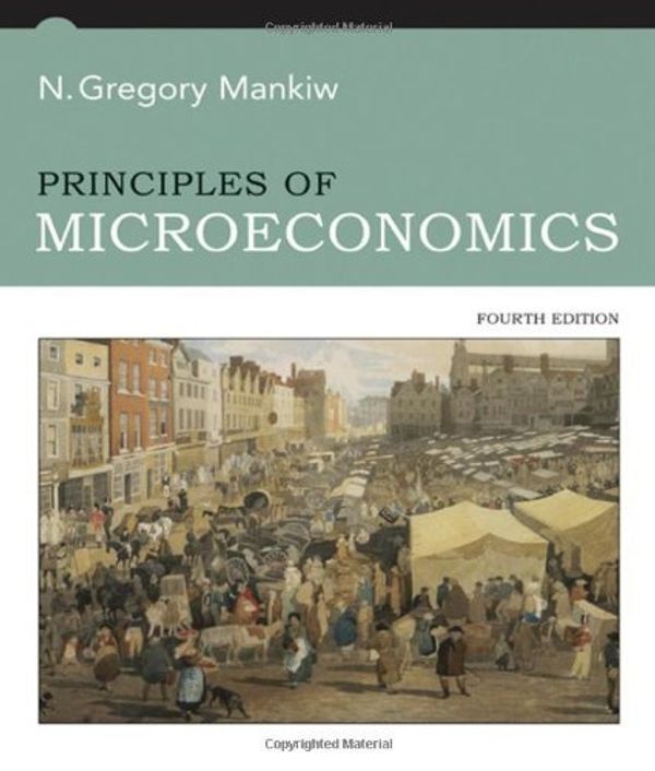 Cover Art for 9780324319163, Prin of Microeconomics 4e by Mankiw