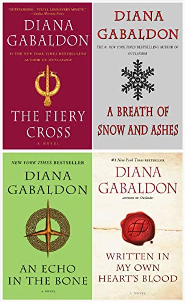 Cover Art for B08S1WKTZ4, NEW! The Outlander 4 Books Serie (Books 5-8): The Fiery Cross, A Breath of Snow and Ashes, An Echo in the Bone, Written in My Own Heart's Blood by Diana Gabaldon