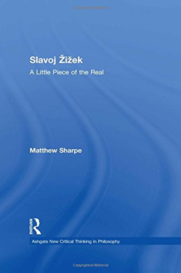Cover Art for 9780754639183, Slavoj Zizek by Sharpe, Matthew