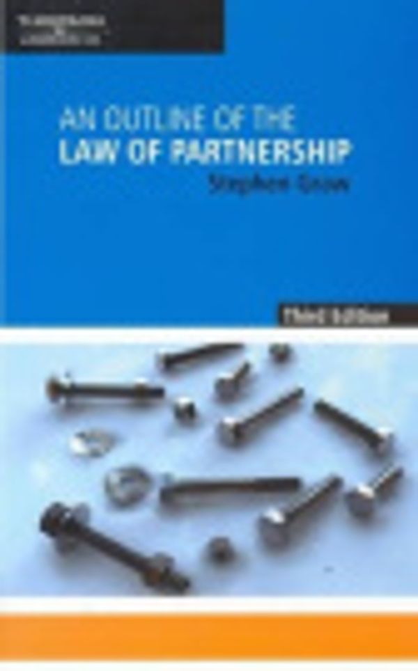 Cover Art for 9780455224350, An Outline of the Law of Partnership by Stephen Graw