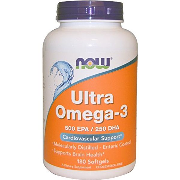 Cover Art for 0733739016621, Now Foods Ultra Omega-3 - 180 Softgels by Now Foods