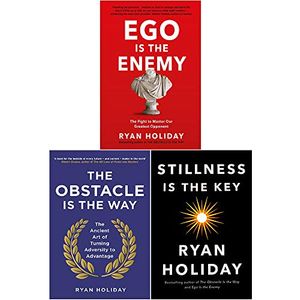 Cover Art for 9789124039875, Ryan Holiday 3 Books Collection Set (Ego is the Enemy, The Obstacle is the Way, Stillness is the Key [Hardcover]) by Ryan Holiday