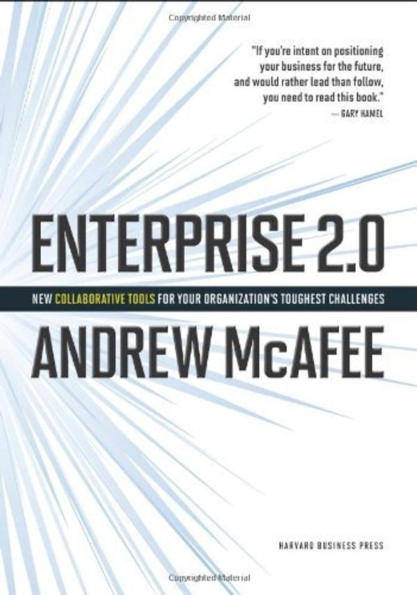 Cover Art for 9781422125878, Enterprise 2.0 by Andrew McAfee