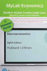 Cover Art for 9780136714866, Mylab Economics with Pearson Etext -- Combo Access Card -- For Macroeconomics by R Glenn Hubbard, O'Brien, Anthony Patrick