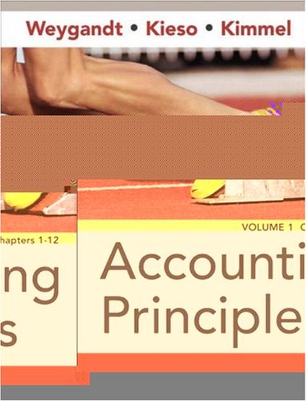 Cover Art for 9780470081969, Accounting Principles by Jerry J. Weygandt, Donald E. Kieso, Paul D. Kimmel