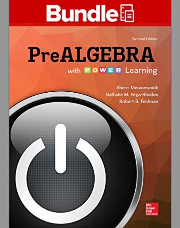 Cover Art for 9781259610295, Prealgebra with P.O.W.E.R. Learning by Sherri Messersmith Assistant Professor