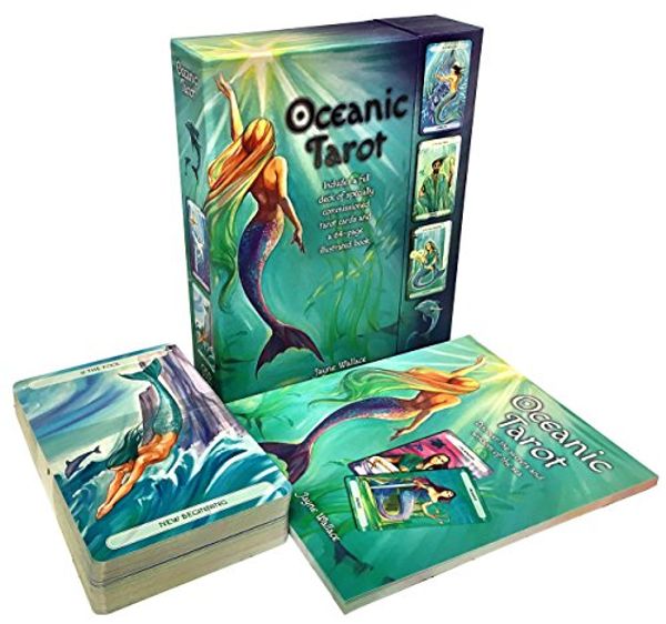 Cover Art for 9781782494096, Oceanic Tarot Deck Cards Collection Box Gift Set Includes 78 Tarot Cards With 64 Page Booklet (Includes a full deck of specially commissioned tarot cards) by Jayne Wallace
